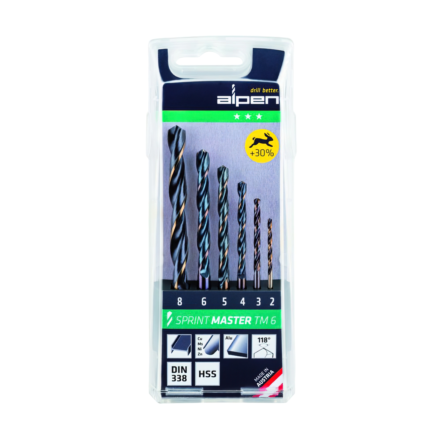 Set de Brocas Alpen HSS Sprint Master